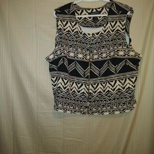 A skirt and shirt/vest set